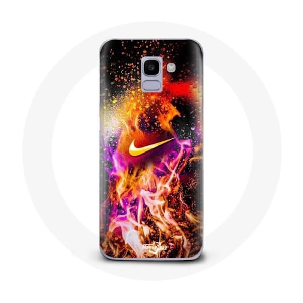 Coque - Nike - Galaxy A6 2018 - Färgglad - Mjuk - Syntetisk färgrik