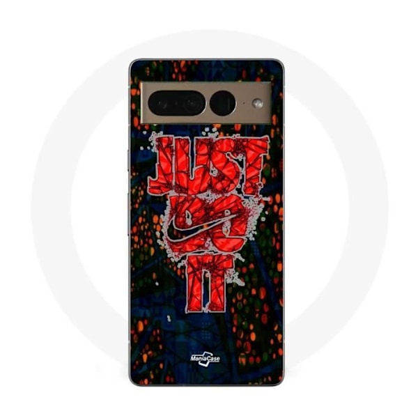 Coque Maniacase för Google Pixel 7 Pro nike just do it röd