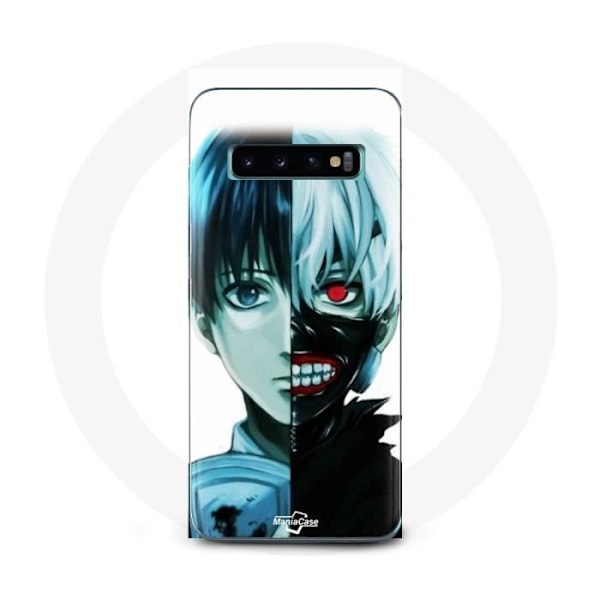 Coque - Samsung - Galaxy S10 - Tokyo Ghoul Visage Moitié - Rigide - Skydd
