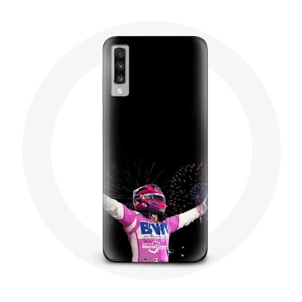 Skydd för Samsung Galaxy A70 Formel 1 Sergio Pérez Mendoza vann loppet