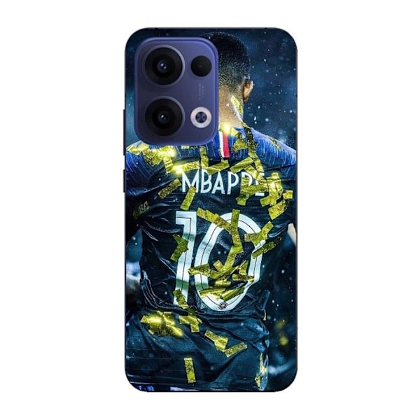 Telefontillbehör - Maniacase - Oppo Reno 13 5G - Kylian Mbappé - Silikon - Mjuk Svart
