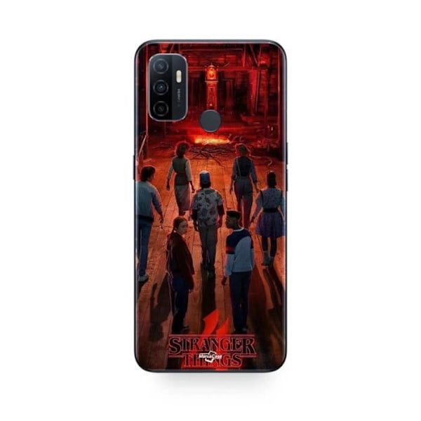 Coque - Maniacase - Oppo A32 - Svart - Flexibel - Stranger Things säsong 4