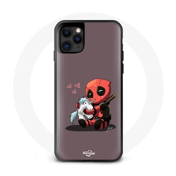 Coque iphone 12 mini DeadPool enhörning