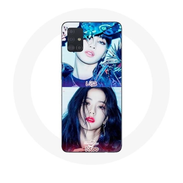 Coque för Samsung Galaxy A51 Blackpink K-pop Grupp Flickor Lisa och Jisoo Lovesick girls poster albumet