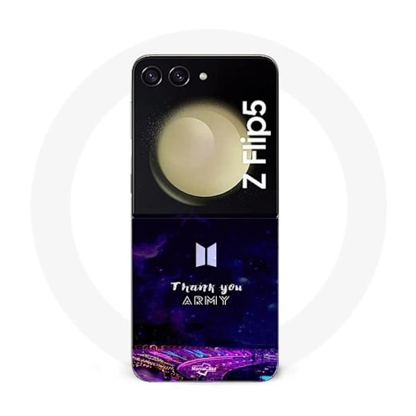 Coque Samsung Galaxy Z Flip5 BTS armé groupe BTS kung av K-pop