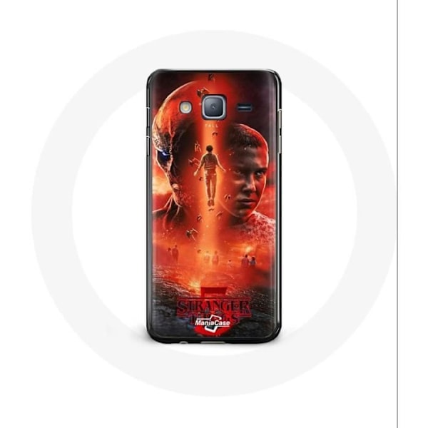 Coque - Maniacase - Samsung Galaxy J7 2016 - Mjuk - Svart - Stranger Things Säsong 5