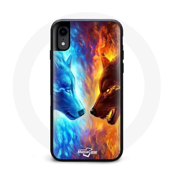 Coque iPhone XS god vs ondskefull varg