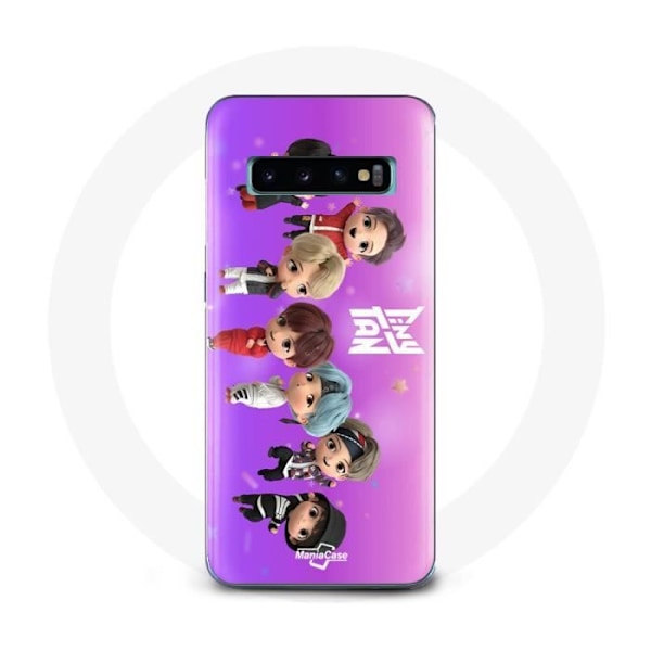 Coque för Samsung Galaxy S10 BTS TinyTAN Animation Affisch RM Jin Suga J-Hope Jimin Jungkook Och V Mic Drop Dans