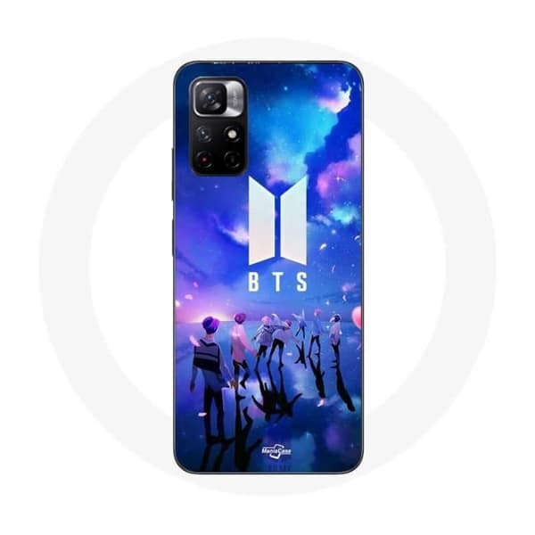 Coque - BTS - Redmi Note 11 5G - Mjuk - Vit - Armysymbol