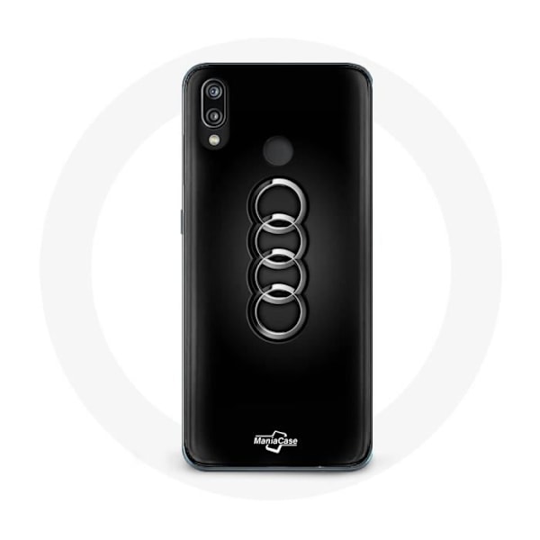 Coque - Audi - P20 Lite - Svart - Mjuk - Skydd Svart