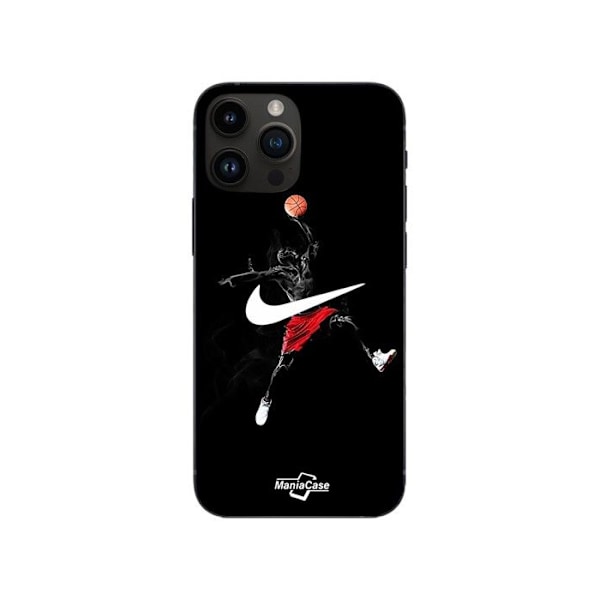 Telefonskal - Nike - Iphone 11 Pro Max - Mjuk - Silikon - Svart logotyp Svart