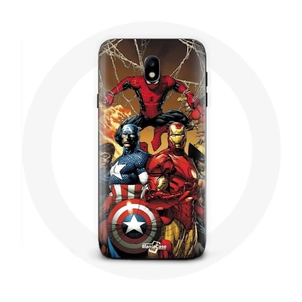 Skydd för Samsung Galaxy J5 2017 Avengers invaders Gamla soldater