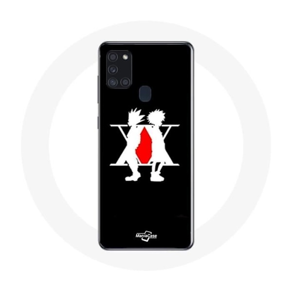 Coque Samsung Galaxy A21S Hunter x Hunter Manga Logo Svart