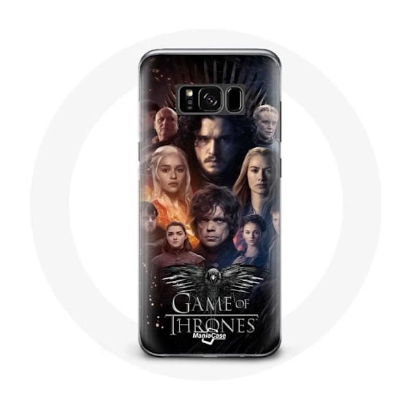 Coque för Samsung Galaxy S8 Plus Game of Thrones Säsong 8 Järntronen Affisch av besättningen