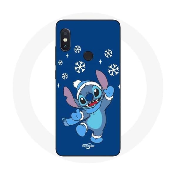 Coque - Xiaomi - Redmi Note 5 Pro - Mjuk - Snöstitch Jul - Blå Blå