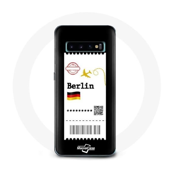 Mobilskal för Samsung Galaxy S10 Plus Flygbiljett Berlin