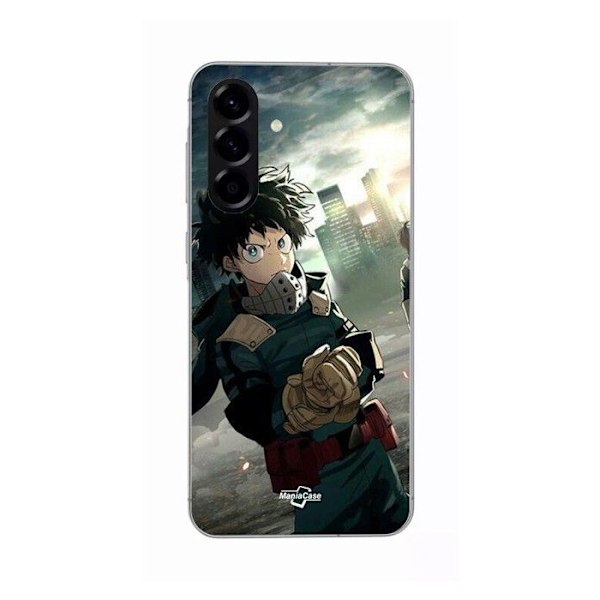 Coque - Maniacase - Samsung Galaxy A56 - Silikon - Mjuk - My Hero Academia Svart