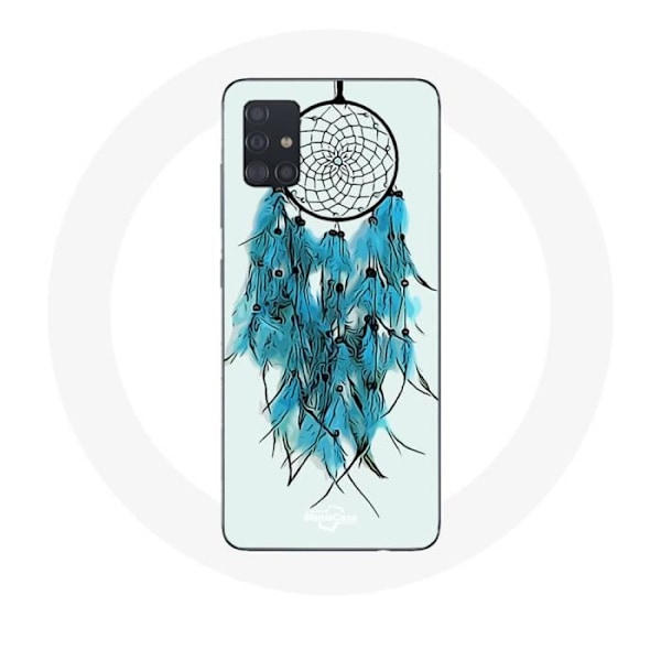 Coque Samsung Galaxy A51 Drömfångare Blå Vit Bakgrund
