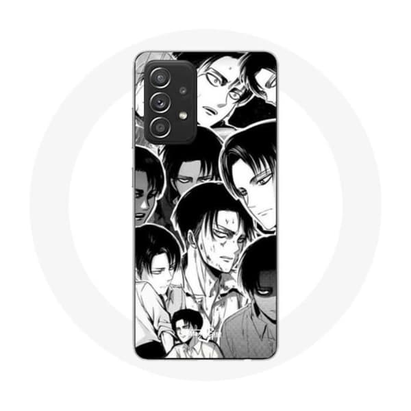 Coque för Samsung Galaxy A33 5G Attack on Titan Manga Levi Ackerman
