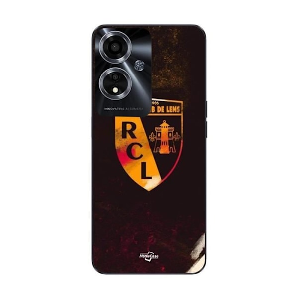 Coque för Oppo A59 5G rcl lins orange med svart bakgrund Maniacase