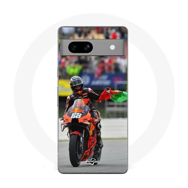 Coque - Maniacase - Google Pixel 7a - Flagga Portugal - Silikon plast - Flexibel Svart, Portugals flagga