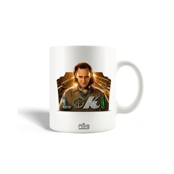 Keramikmugg - Loki - Thor Ragnarok - 30cl - Diskmaskin-kompatibel - Vit