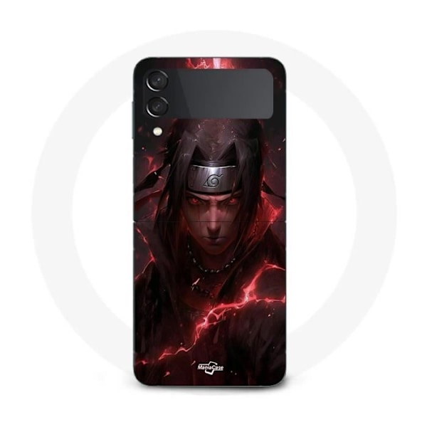 Coque - Samsung - Galaxy Z Flip4 - Itachi Uchiwa - Mjukt - Anime 3D Fanart