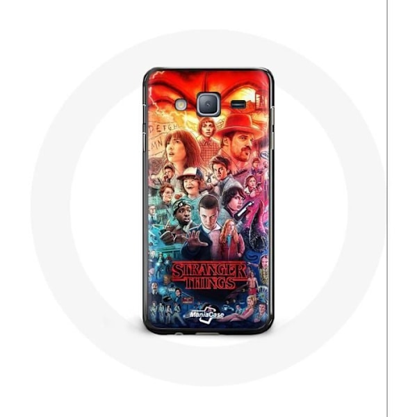 Coque för Samsung Galaxy A3 Stranger Things Teaser Säsong 4 Affisch Karaktärer Konst