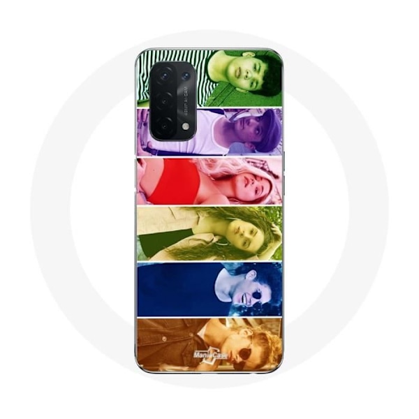 Skydd för Oppo A74 5G Fortsätt Dina Drömmar Split Ansikten