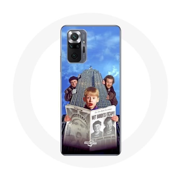 Coque för Xiaomi Redmi Note 10 Pro Hemma Ensam Mamma jag missade planet igen