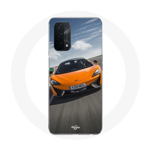 Coque pour Oppo A74 Formule 1 McLaren Orange