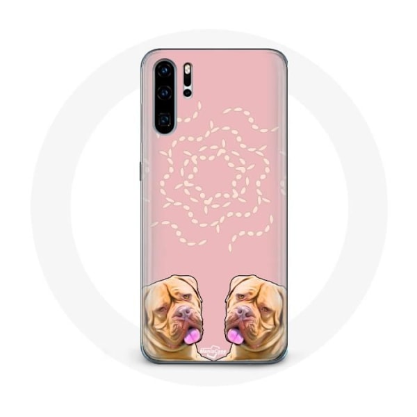 Fodral för Huawei P30 pro Dogue de Bordeaux symmetrisk foto
