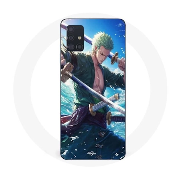 Coque Maniacase för Samsung Galaxy A51 4g One Piece Roronoa Zoro svärd manga anime