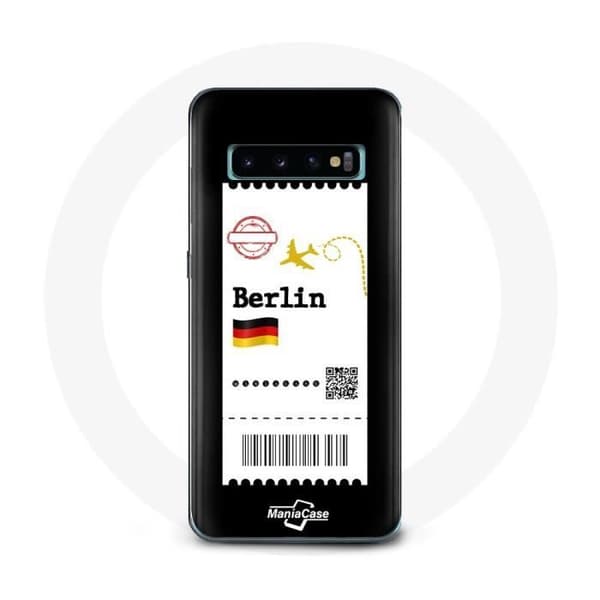 Cover til Samsung Galaxy S10 Flybillet Berlin
