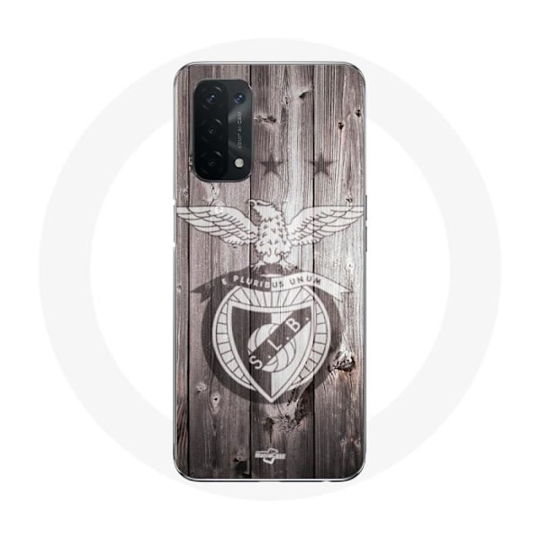 Coque för Oppo A74 5G slb benfica grå bakgrund