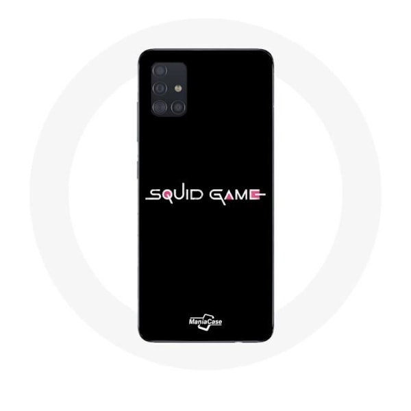 Coque för Samsung Galaxy A71 Squid Game-logotyp Svart Bakgrund