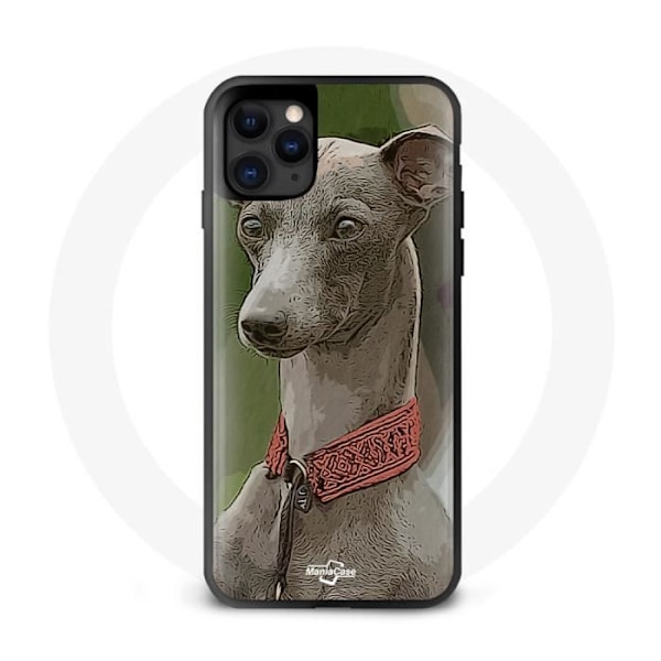 Coque - Greyhound - Iphone 12 Pro Max - Mjuk - Stötsäkert skydd - Svart
