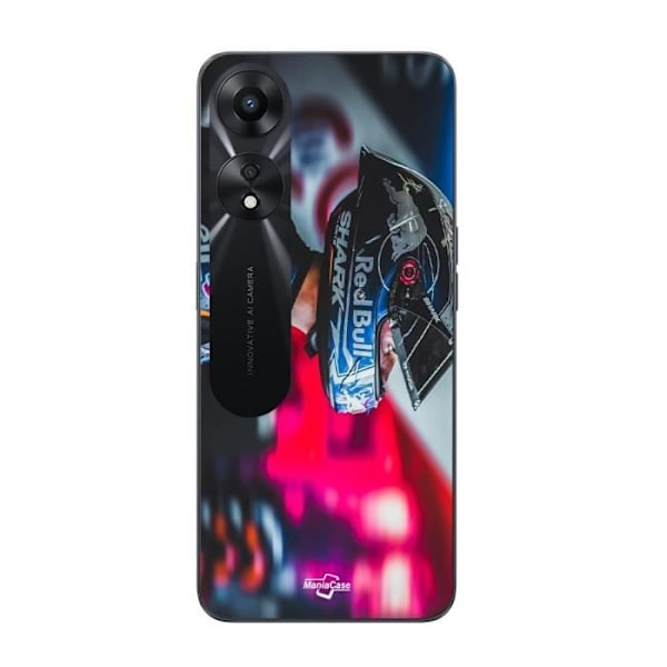 Coque - Maniacase - Oppo A78 5G - Moto GP - Mjuk - Svart