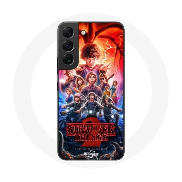 Coque pour Samsung Galaxy S22 Stranger Things Affiche Saison 2