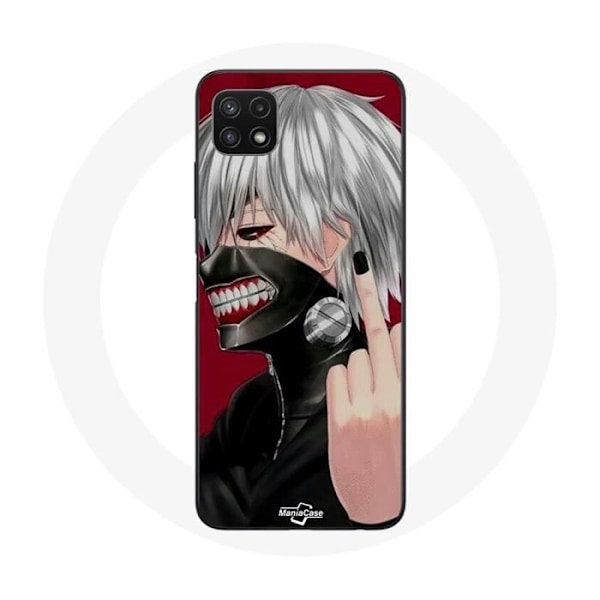 Coque - Maniacase - Samsung Galaxy A22 5G - Tokyo Ghoul - Mjuk - Svart Svart