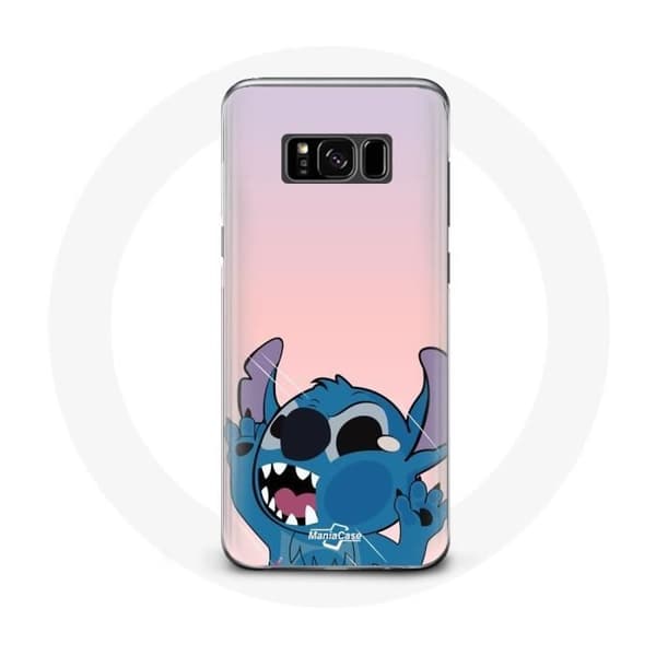 Coque - Samsung - Galaxy S8 - Blød - Stitch - Rosa Rosa
