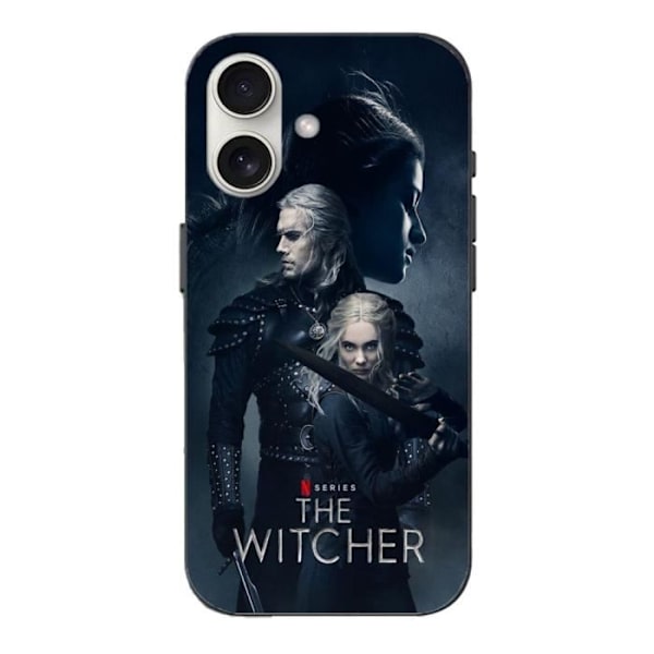 Coque Iphone 16 the witcher geralt yennefer ciri epee
