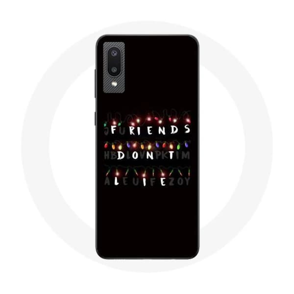 Coque - Samsung - Galaxy A02 - Souple - Noir - Stranger Things - Hauska Joulua