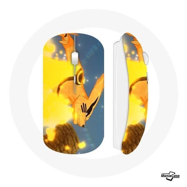 Trådlös Mus Kurama Naruto eld Anime