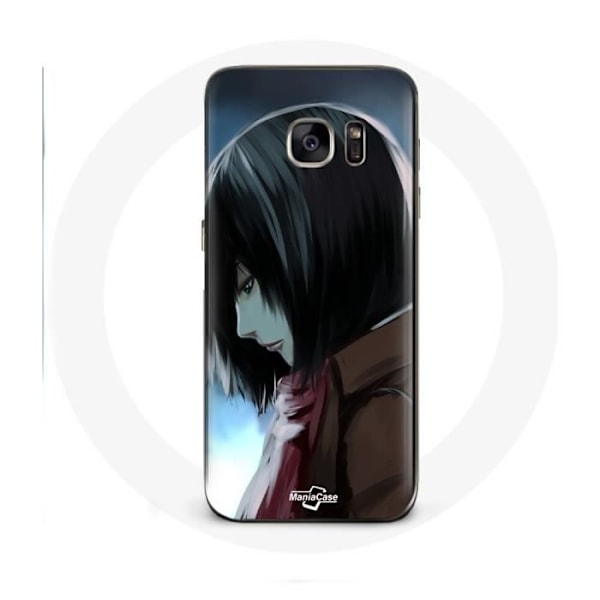 Coque - maniacase - Samsung Galaxy S7 - Mikasa Ackerman - Skydd - Flexibel Svart