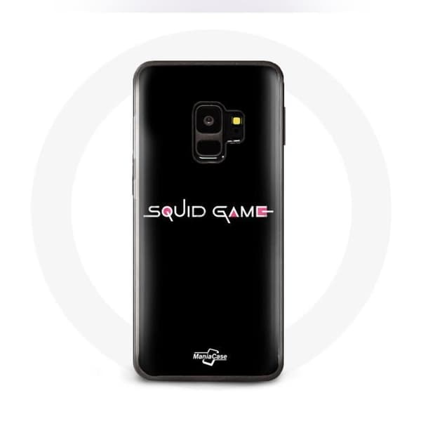 Coque - Samsung - S9 Plus - Pehmeä - Musta - Squid Game Logo Svart