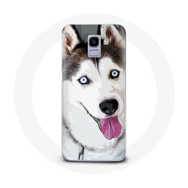 Coque - Husky - Samsung Galaxy A8 2018 - Blød - Beskyttelse - Hvid Vit