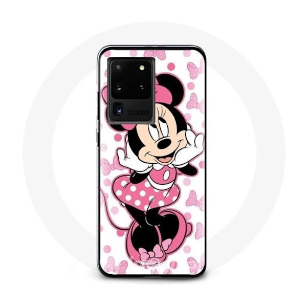Coque för Samsung Galaxy S20 Ultra Minnie Mouse Söt tecknad rosa