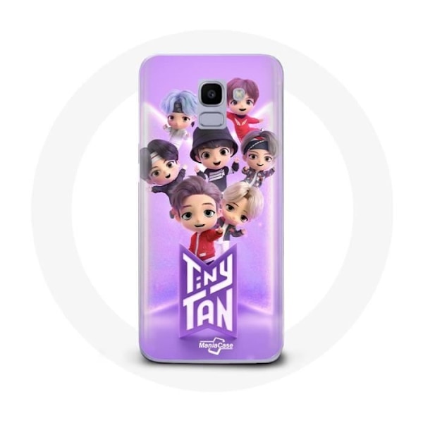 Coque för Samsung Galaxy A6 2018 BTS TinyTAN Animation Affisch RM Jin Suga J-Hope Jimin Jungkook Och V