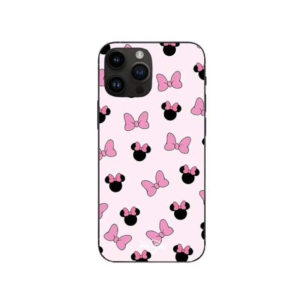 Telefonfodral - Maniacase - Iphone 12 Pro - Flexibelt - Silikon - Mönster Minnie, sløyfe Svart